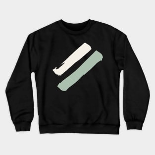 Diagonal Brush Strokes MINIMAL Crewneck Sweatshirt